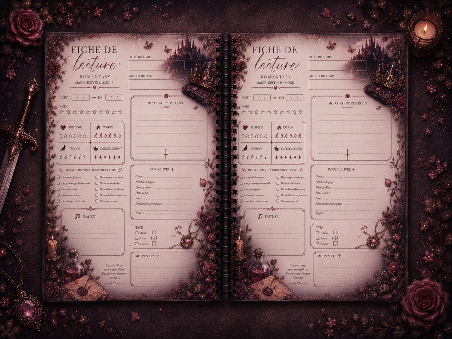 Journal de lecture ROMANTASY
