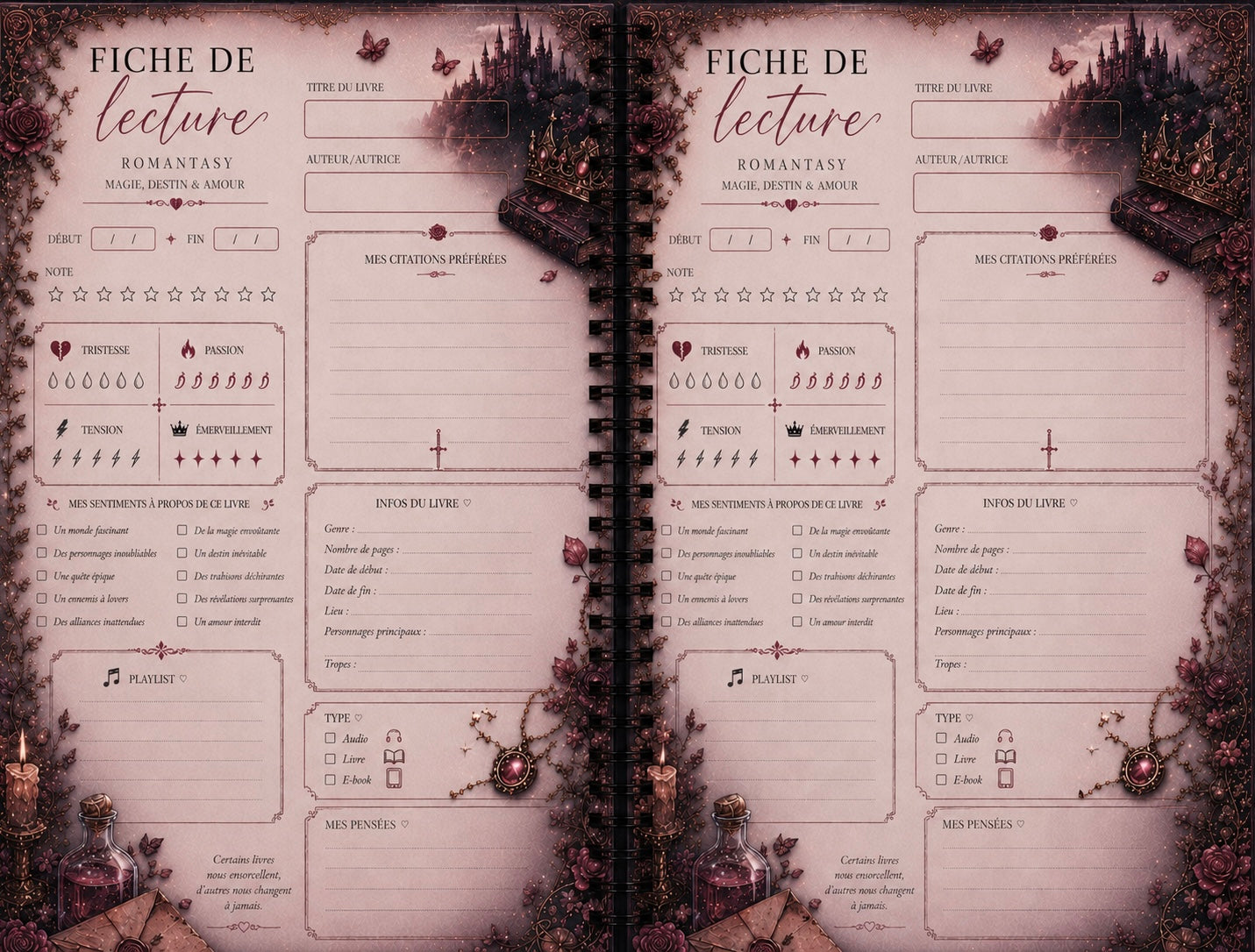 Journal de lecture ROMANTASY